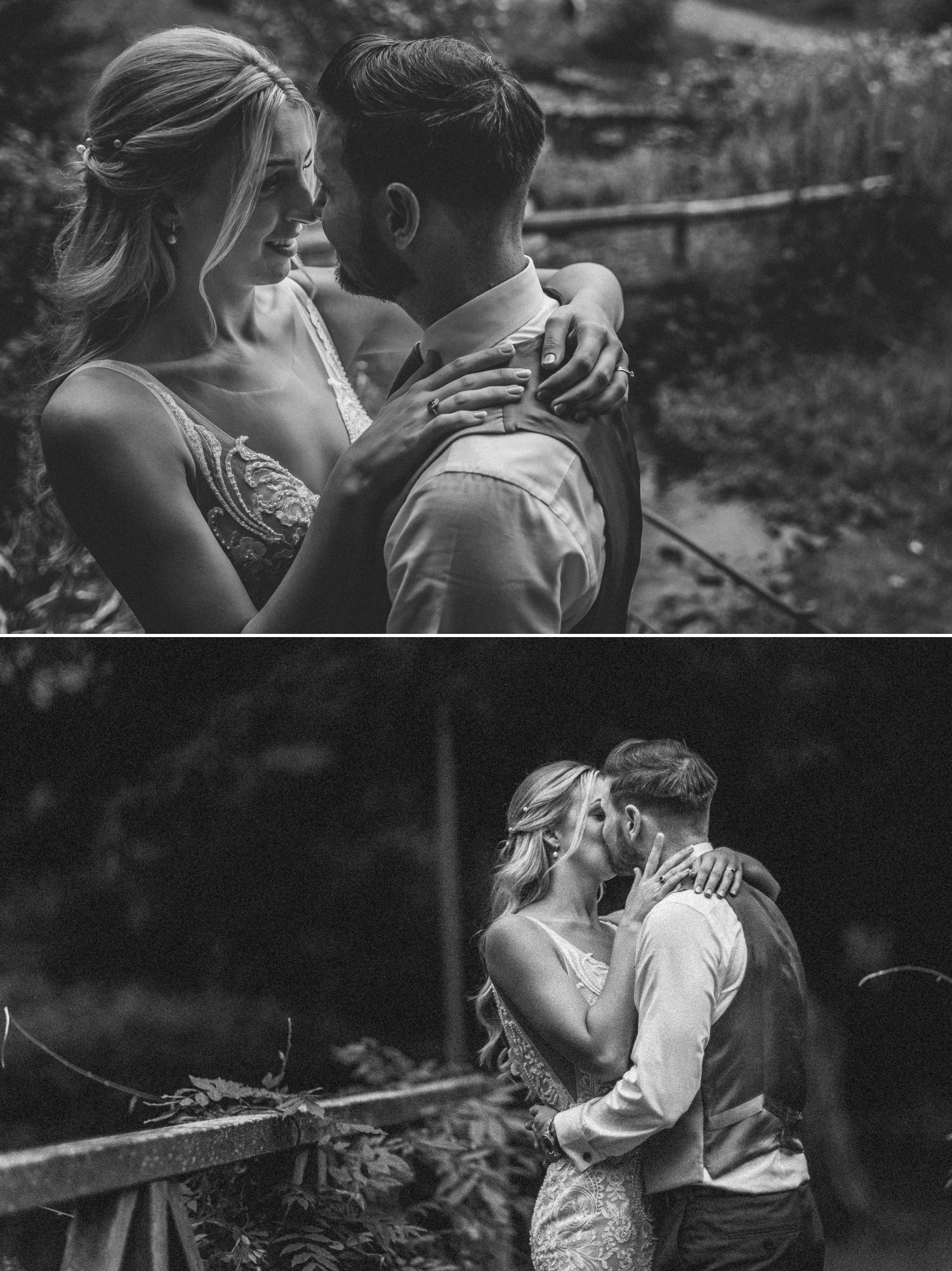 Couple photographs in black and white