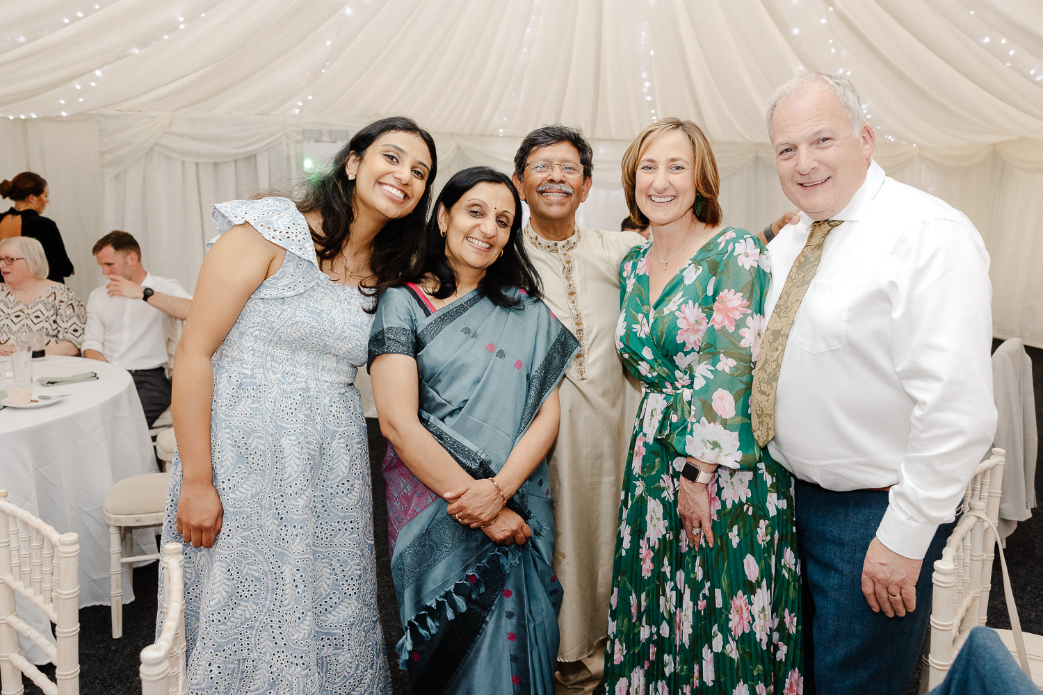 a group of people posing for a photo