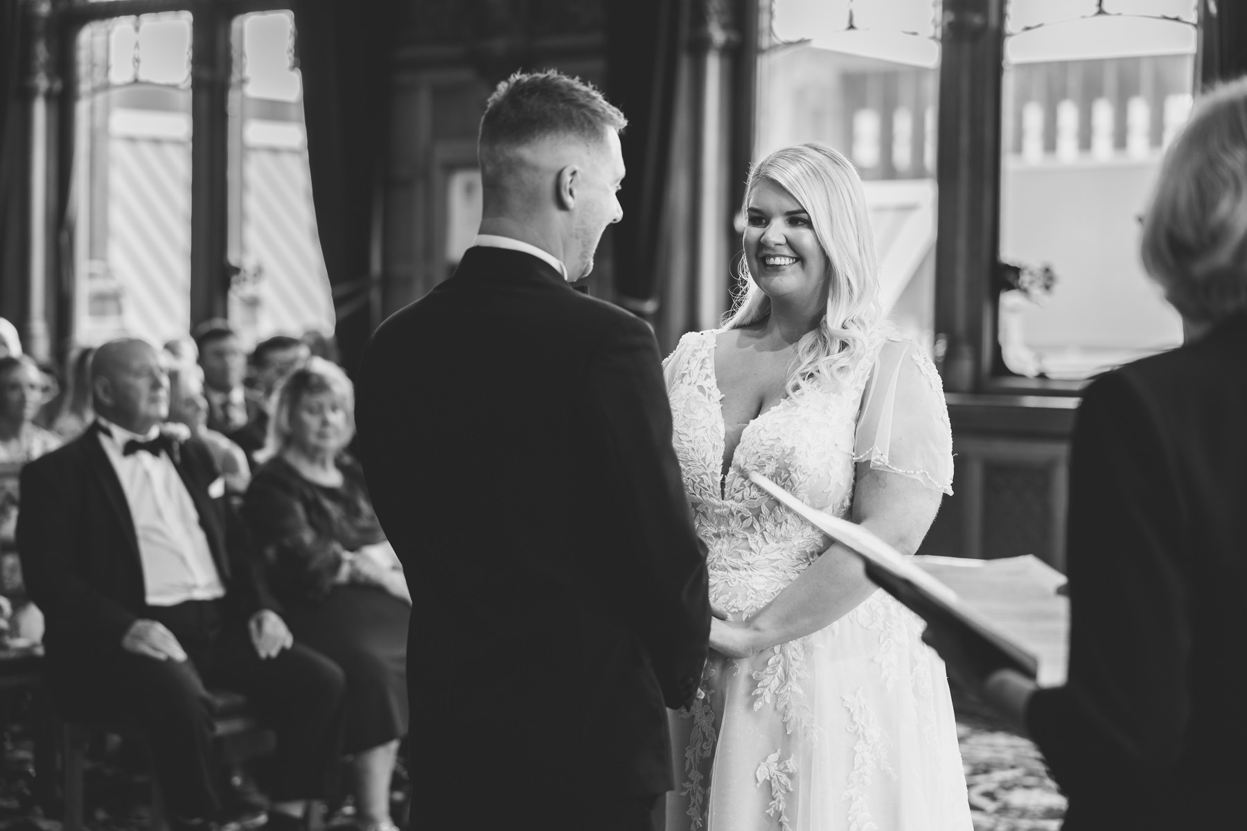 Saying the vows in Chester Town Hall